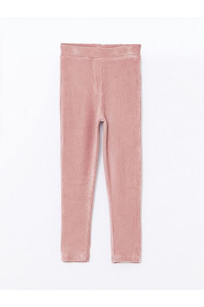 LC Waikiki Lcw Waist Elastic Velvet Girls Leggings Pants Fast Fashion