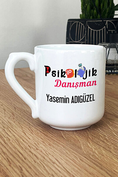 Hedizu Kişiye Özel Psikolojik Danışman Kupa Bardak Oval Tıp Bayramı Hediyesi