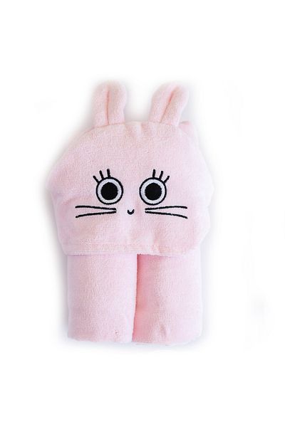 Milk & Moo Milk&Moo Chancin Baby Kapuzenbadetuch aus Samt