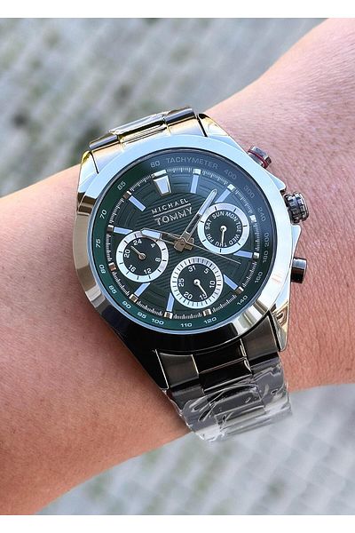 MICHAEL TOMMY 5 Atm Waterproof Steel Case Men's Wristwatch