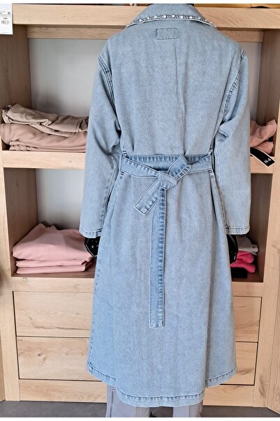 My Magazin Trench High Waist Automotive Color Trench Coat