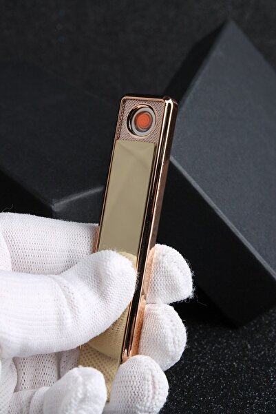 By Marine Sarı Şarjlı Alevsiz Kızaklı Usb Çakmak Bysmc401r003