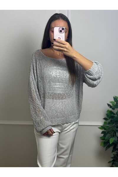BETULAKSUBUTİK Oversize Openwork Knitwear