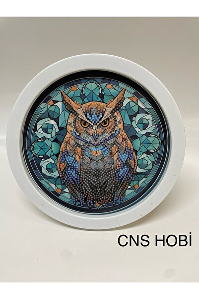 Yapboz BONCUKLU TAŞLI MOZAİK ELMAS GOBLEN TABLO ÇERÇEVELİ RESİM PUZZLE DIAMOND SET 20X20