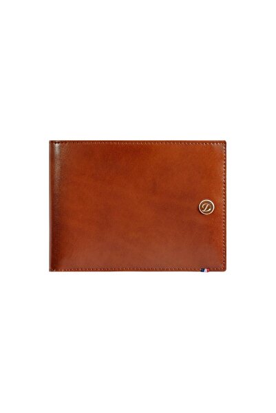 S.T. Dupont Leather Brown Wallet180102