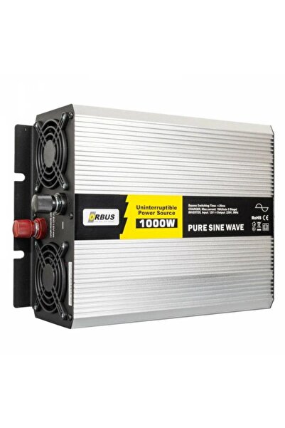 ORBUS TSI1000W 12 VOLT 1000 WATT TAM SİNÜS ŞARJLI INVERTER