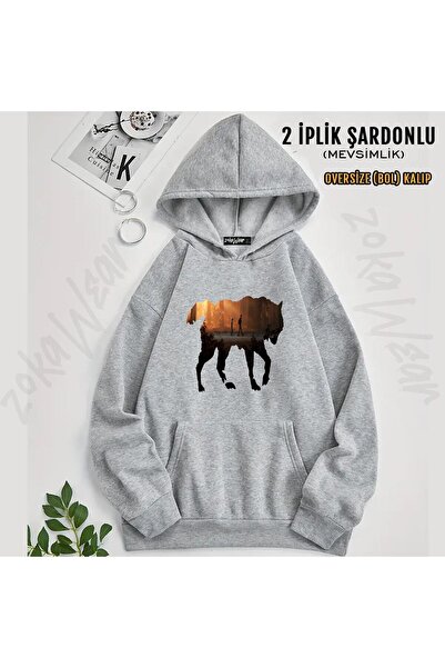 ZOKAWEAR Life is Strange 2 Wolf Brothers Принт на капюшоні Oversize Світшот (2 нитки)