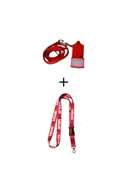 Spor ve Yaşam Düdük Askı Ipi + Black Ipli Düdük Hakem Düdüğü, Antrenör Düdüğü...