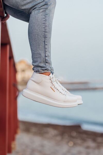 Chekich CH258 CBT Roma Ανδρικές Μπότες ΛΕΥΚΕΣ