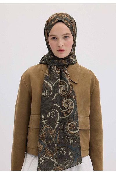 Fresh Ανοιχτό καφέ Σάλι ETNIC PAISLEY MINT