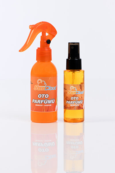 Oto & Oda Sprey Parfüm ( Mango & Kavun 150 Ml. ve Premium Woody 75 Ml. )