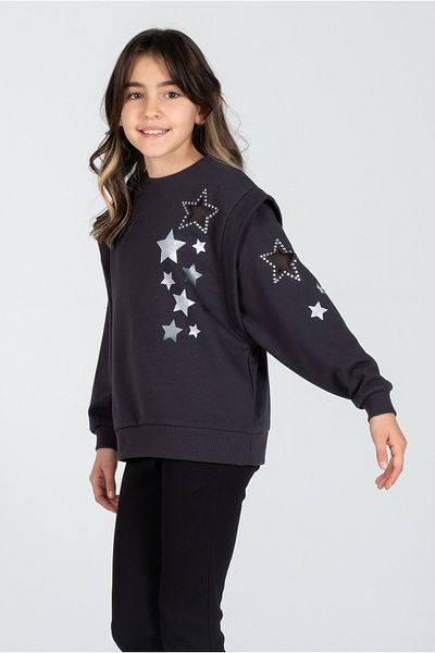 Kyron Hanorac pentru fete 100% bumbac cu model de stele
