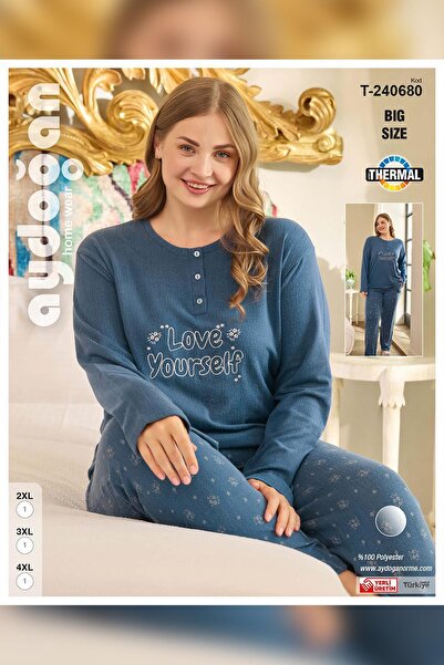 Aydoğan Set pijama cu ulei Suzi Marime Plus - Thermal 0680