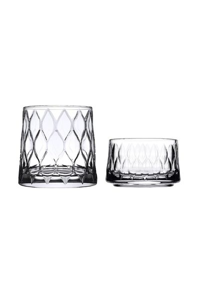 Paşabahçe Leafy Cup and Bowl Set 8 Pieces