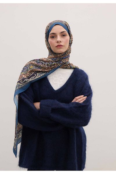 Fresh ŞAL NORDIC PAISLEY MODEL cu brad