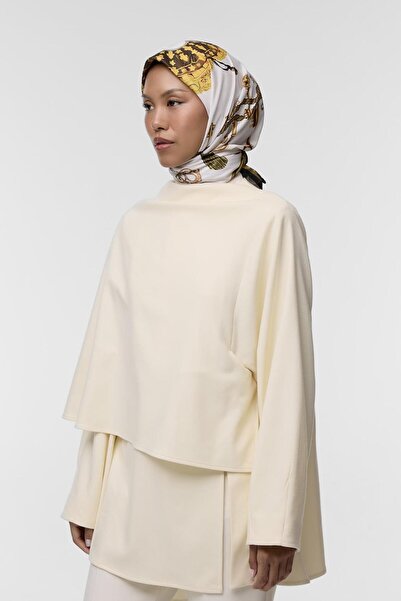 Qef Nadine Patterned Twill Silk Scarf