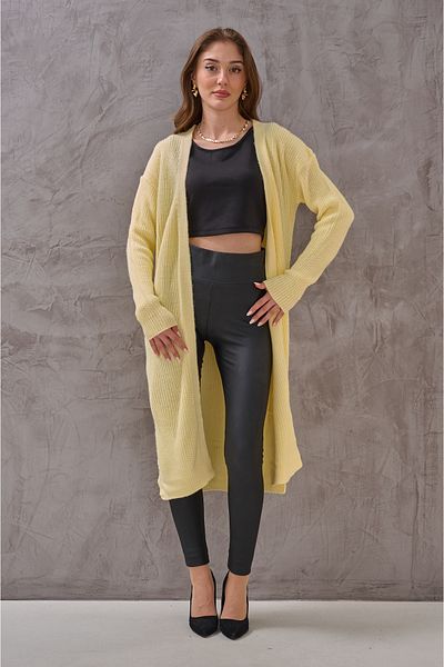 SHUGAA Women's Cotton Knitwear Long Cardigan
