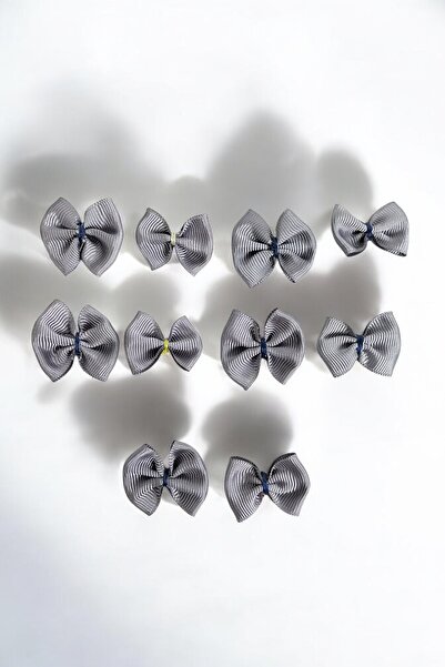 kalben accessories 20 قطعة من القوس النسيجي - شريط من الحرير المضلع مصنوع يدويًا