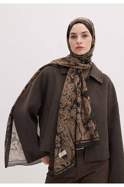 Fresh Freda Patterned Shal - Earth Color