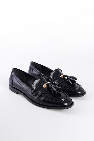 Capone Outfitters Damen-Loafer-Schuhe mit Metallschnalle und Quasten