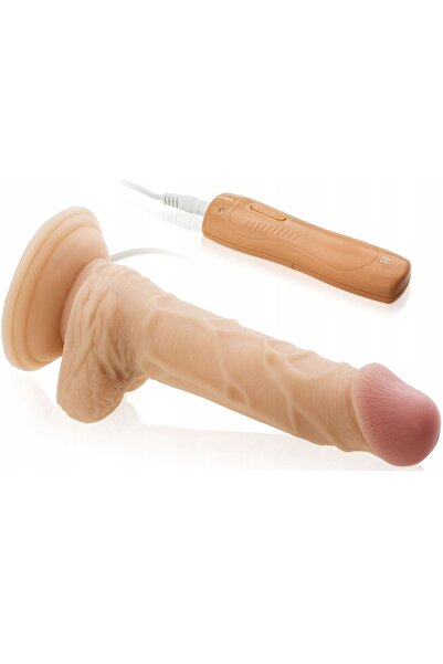 Erolife 20 Cm Eğimli 10 Titreşim Fonksiyonlu Realistik Vibratör