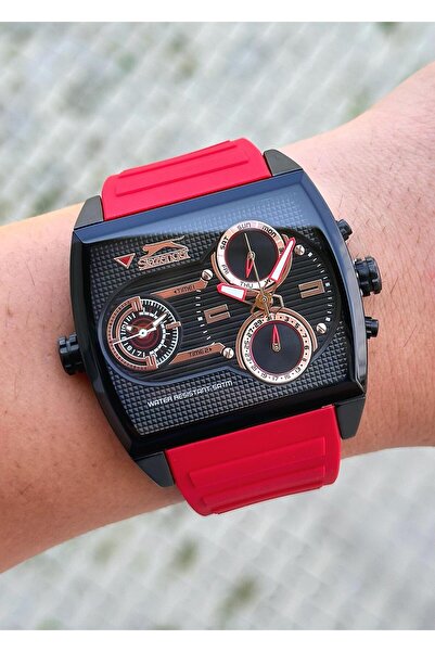 Slazenger Çelik Kasa Silikon Kordon Erkek Kol Saati