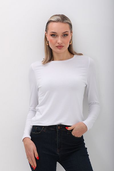 penyebizden Viscoză elegantă pentru femei - negru-alb