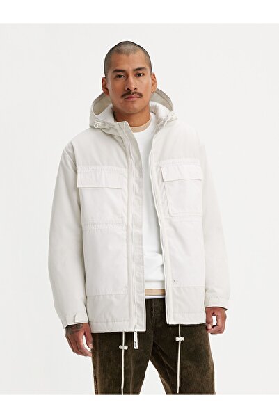 Levi's TAMALPAIS HOODED ERKEK BEYAZ MONT A7261-0001