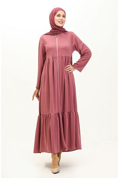 sefamerve 0695-08 Μοντέλο Dusty Rose Gathered Ferace