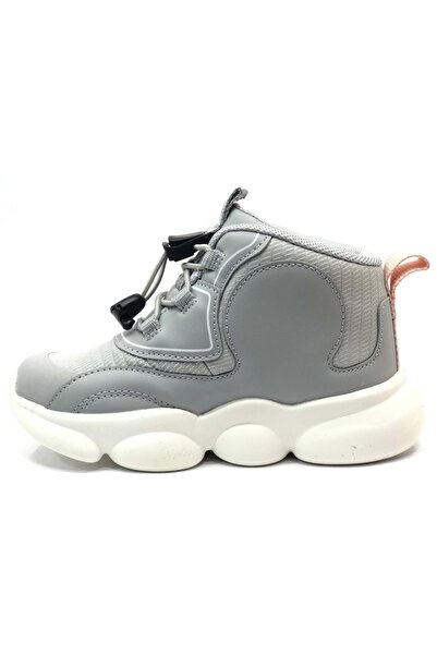 Kids Club Shoes Vicco Vento Phylon Kauçuk Taban Ortopedik Işıklı Çocuk Bot GRİ