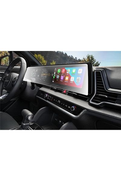 ael-tech Kia Sportage Cool Plus - 12.3 Inch Digital Instrument, Navigation Compatible Nano Screen Protector 2024