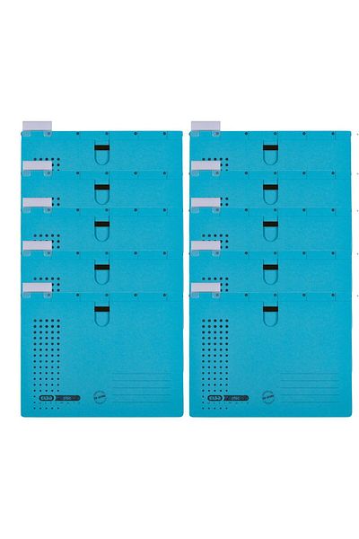 ELBA Blue A4 Chic Hanging Ring Binder - Pack of 10