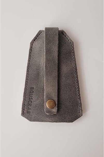 bouscrab Real Leather Keychain
