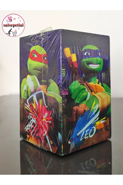 Salsepetial Ahşap Kalem Kutusu Figürlü Masaüstü Kalem Kutusu