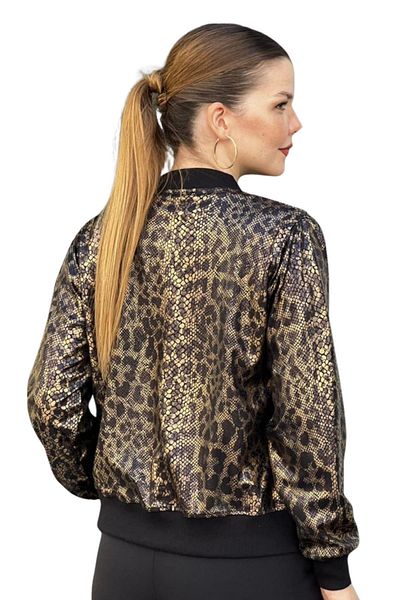 Zer Otantik Leopard Short Jacket