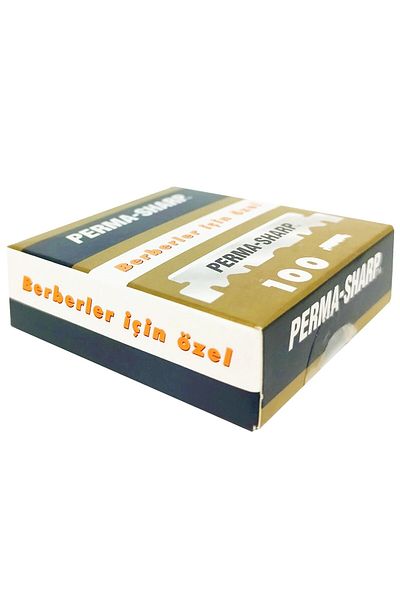 Permasharp Perma Sharp Barber Razor 10X100 Pack Half Shaving Blade, Razor Compatible Razor