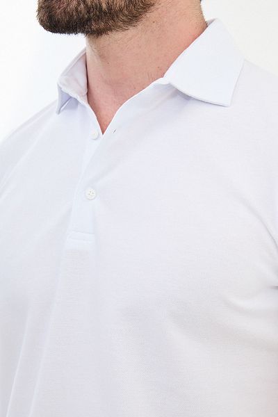 Mcr Duz Slim Fit Polo Neck Men's T-Shirt White - 36693.22Y