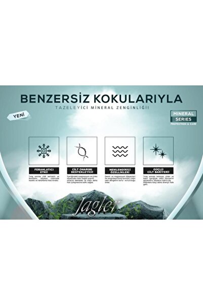Jagler 4x Mineral Serisi Sport Tıraş Kolonyası 200 ml