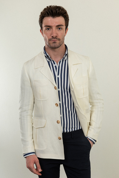 Mcr TRENCH GÖMLEK YAKA