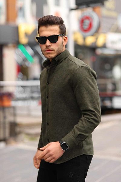 NO4 Πουκάμισο Ξυλοκόπος SADE Slim Fit