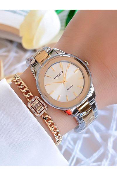 Ferrucci Steel Cord New Season 30 Mt Water Resistant Women's Wristwatch B.03412.M05