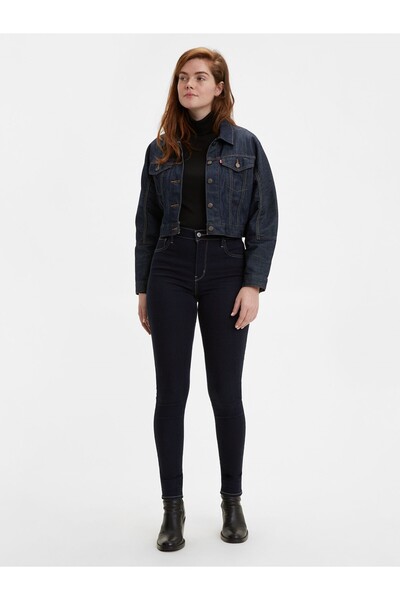 Levi's HIRISE 720 بنطال جينز نسائي فائق النحافة باللون النيلي