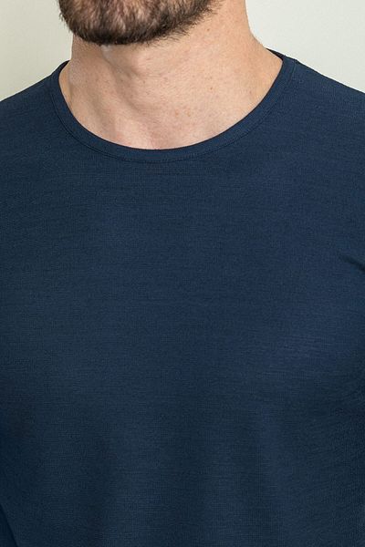 Mcr Plain Slim Fit Crew Neck Men's T-Shirt Navy Blue - 36792.23Y