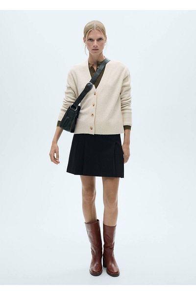 MANGO Woman Buttoned Knitwear Cardigan