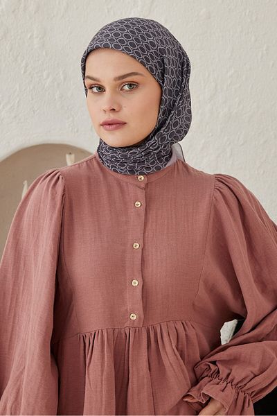 Modakaşmir Circular Mk Cotton Scarf