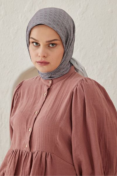 Modakaşmir Circular Mk Cotton Scarf