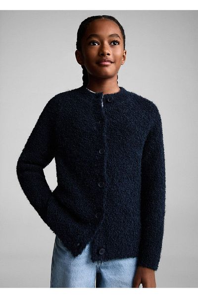 MANGO Kids Buttoned Knitwear Cardigan