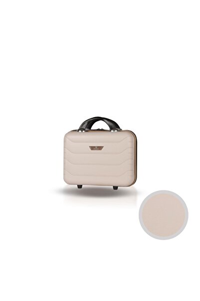 My Valice Solid PP Polipropilen Kırılmaz Makyaj Çantası & El Valizi Krem