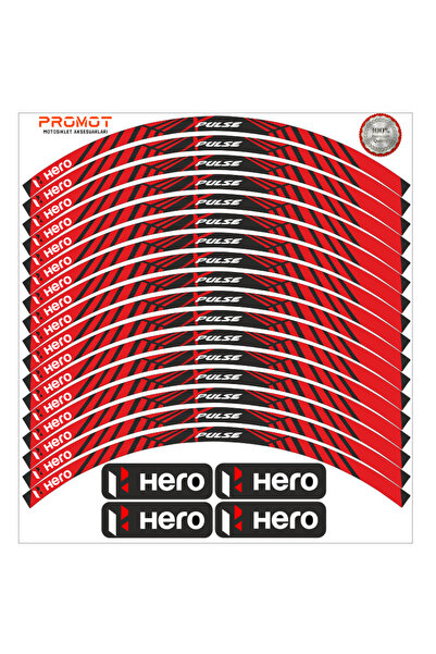 PROMOT HERO X PULSE UYUMLU JANT ŞERİDİ Motosiklet Aksesuar Jant Sticker 1
