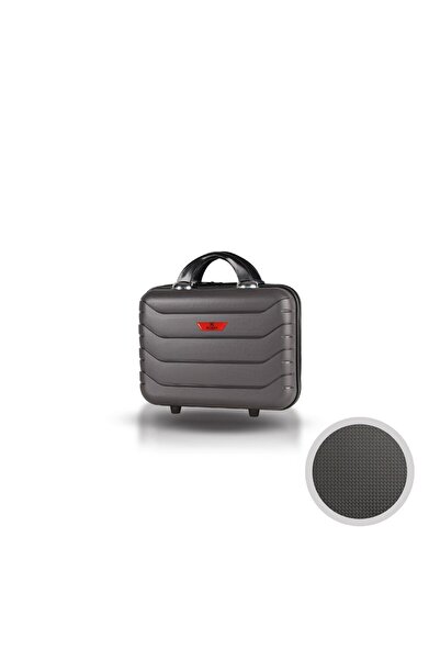 My Valice Solid PP Polipropilen Kırılmaz Makyaj Çantası & El Valizi Antrasit